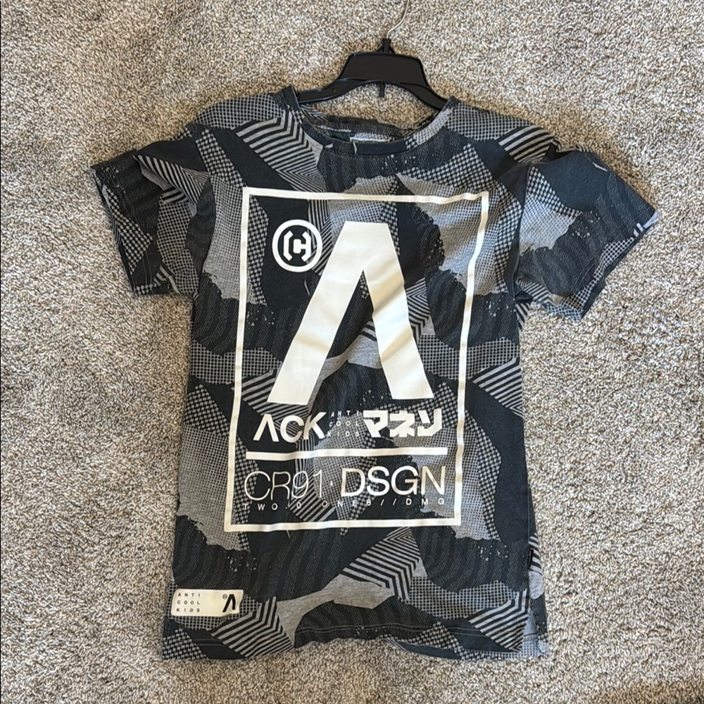 ACK Graphic T-Shirt - Black and Gray